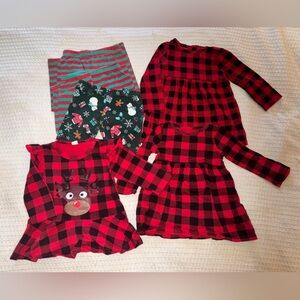 Old Navy Pajamas set and Christmas clothes